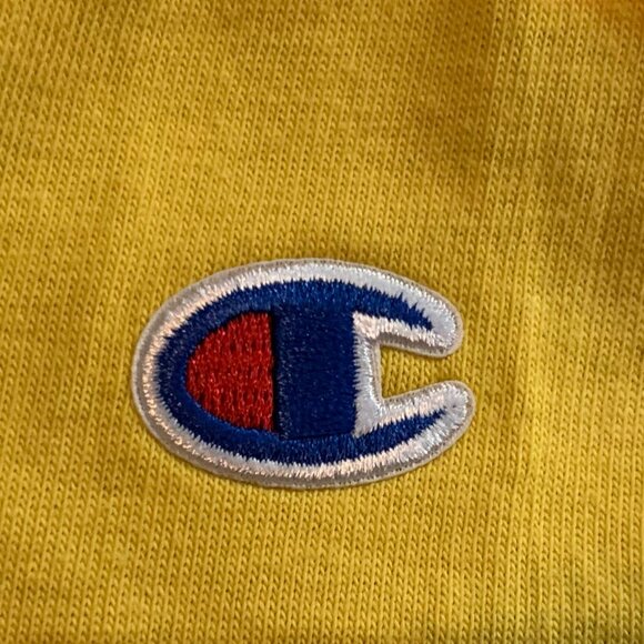 Champion Men's Big & Tall Double-Script Logo Graphic T-Shirt, Yellow, 3XL - Picture 3 of 6